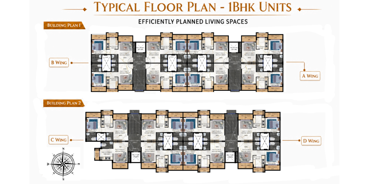 Typical Floor Plan 1BHK